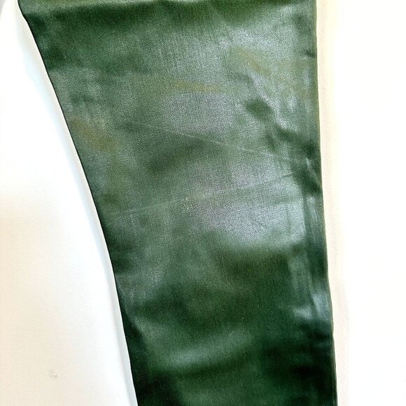 NWT L'AGENCE Marguerite High Rise Skinny Jean in Moss Green Coated - Size 27 - Picture 5 of 12